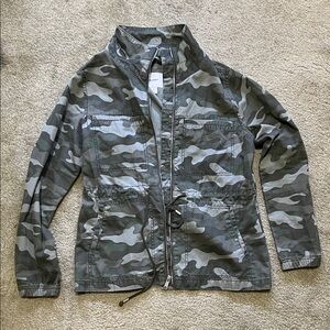 Old Navy Camouflage Jean Jacket